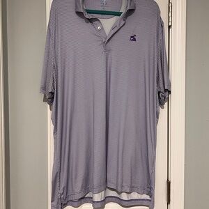 Johnnie-O Purple Performance Polo Shirt Men’s XL Golf